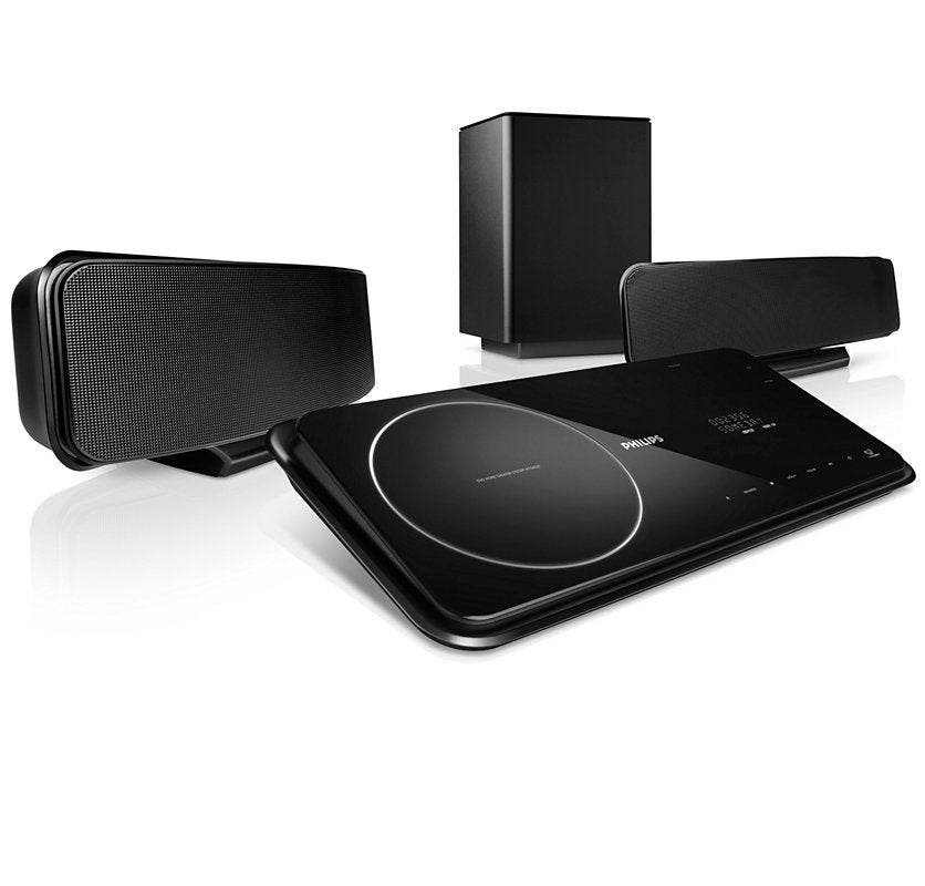 Philips Home Cinema Set HTS5593/12 - 5.1 Surround Sound, Ophalen, Philips, Gebruikt, 70 watt of meer