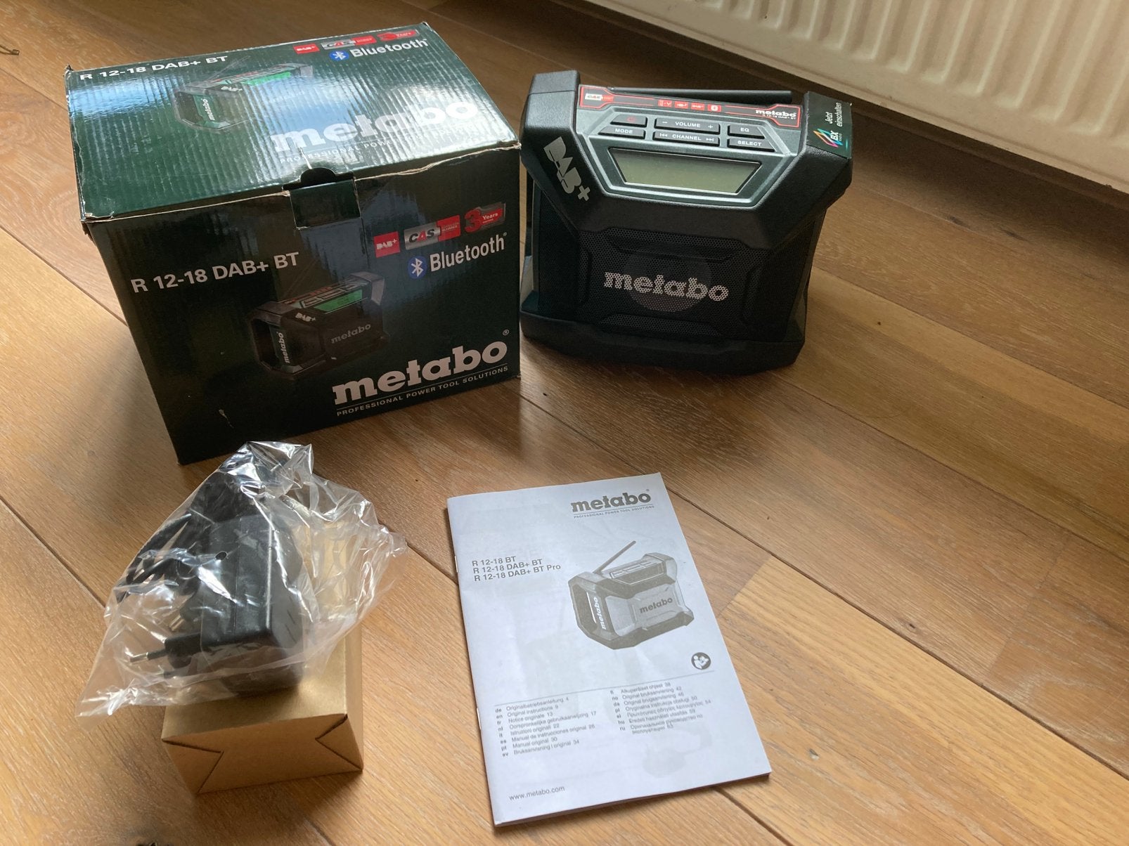 Metabo R 12-18 DAB+ Bluetooth bouw radio, Ophalen of Verzenden, Nieuw, Bouwradio