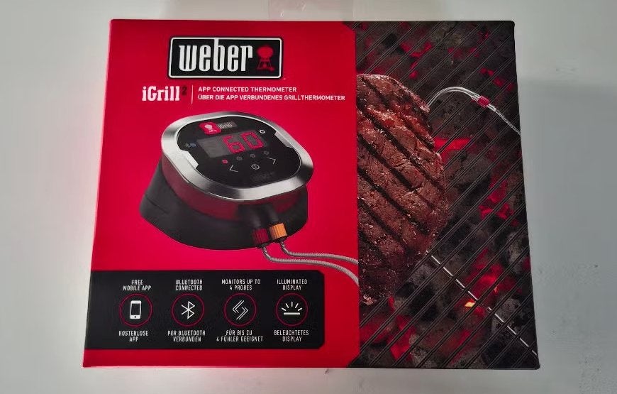 nieuw in doos Weber iGrill 2 Bluetooth thermometer, Verzenden, Nieuw, Weber