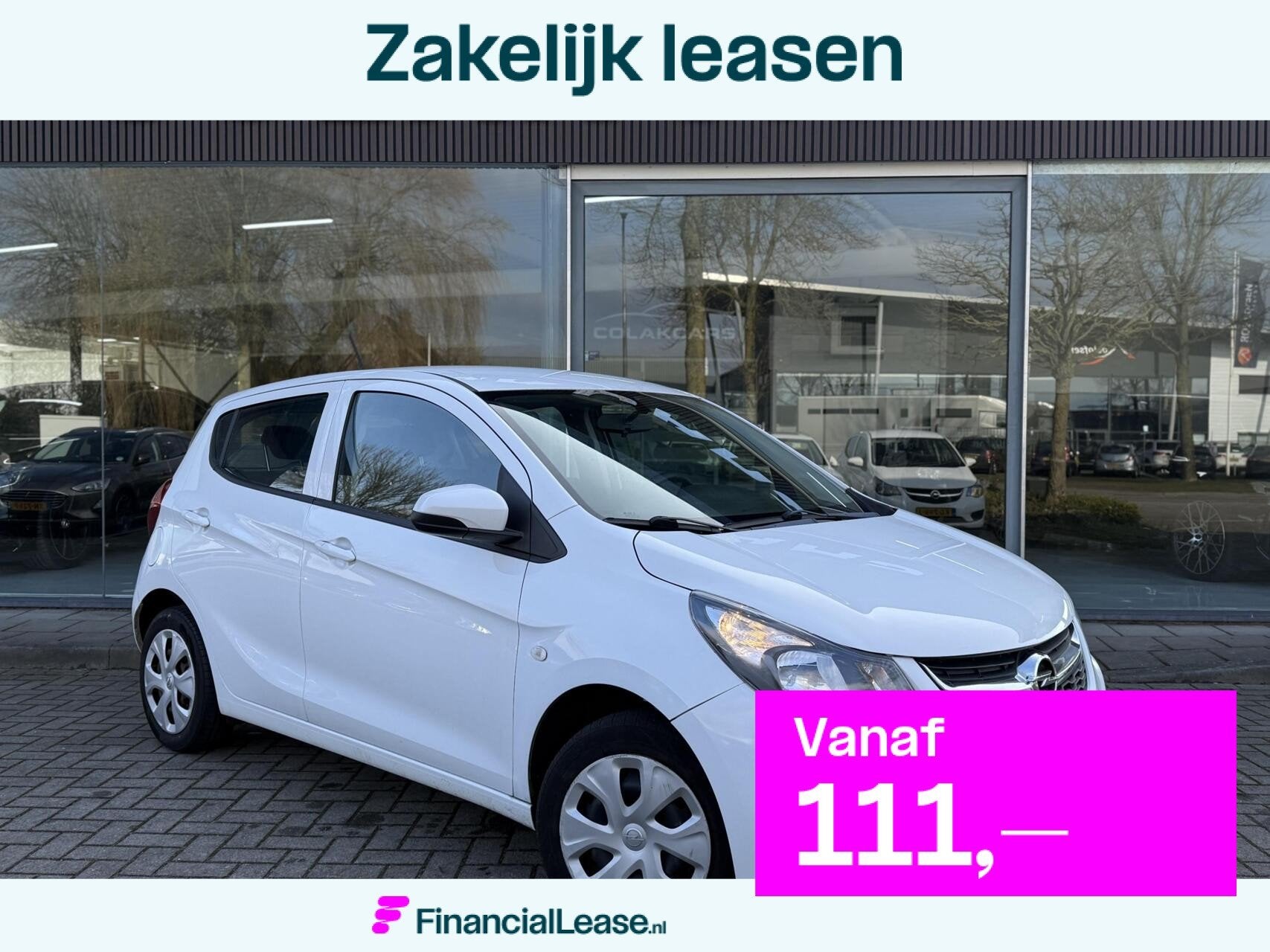 Opel KARL 1.0 ecoFLEX 120 jaar Edition-NAP-Garantie, 839 kg, Gebruikt, Euro 6, Wit