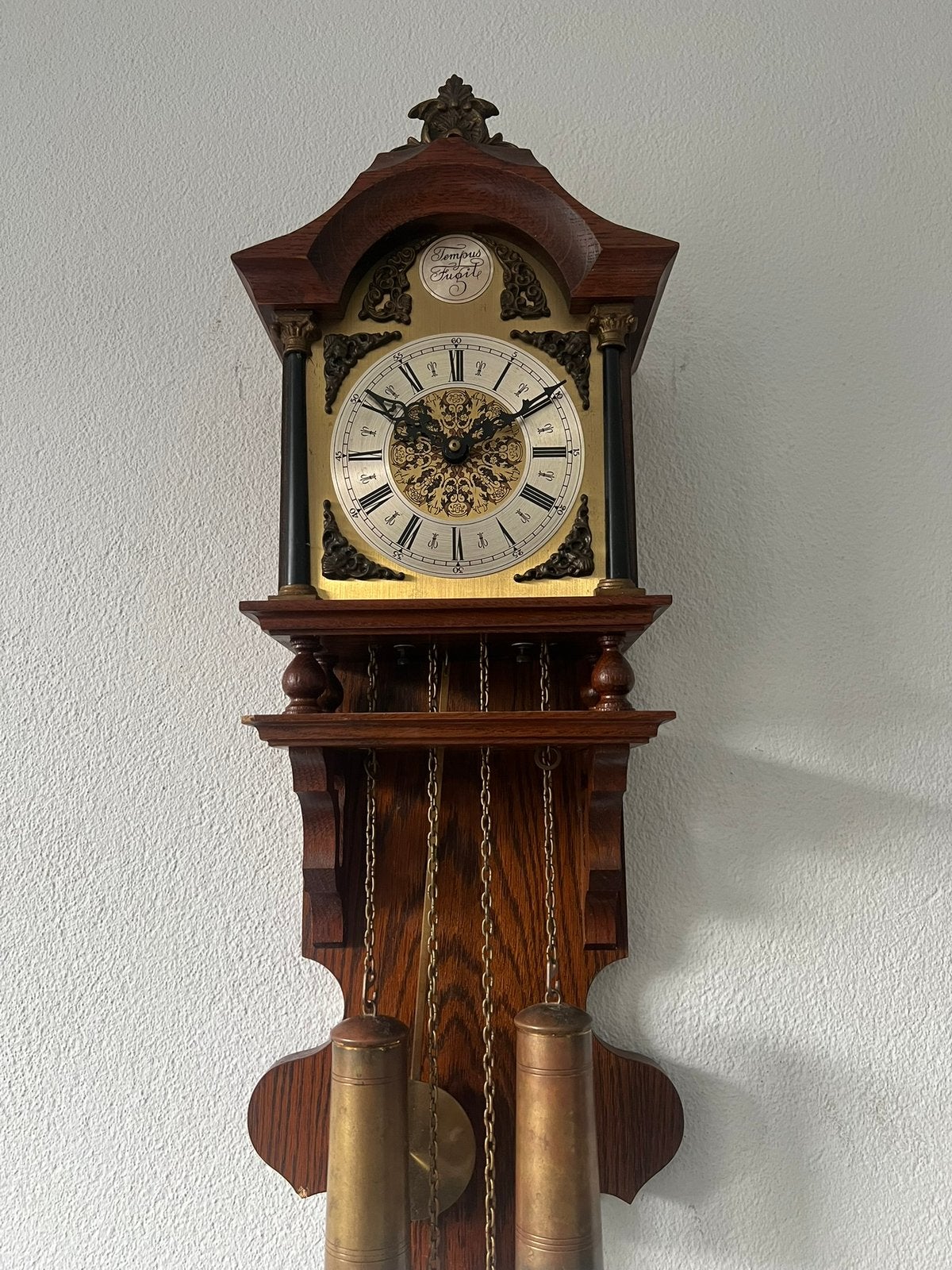 FHS tempus fugit wandklok, Ophalen of Verzenden