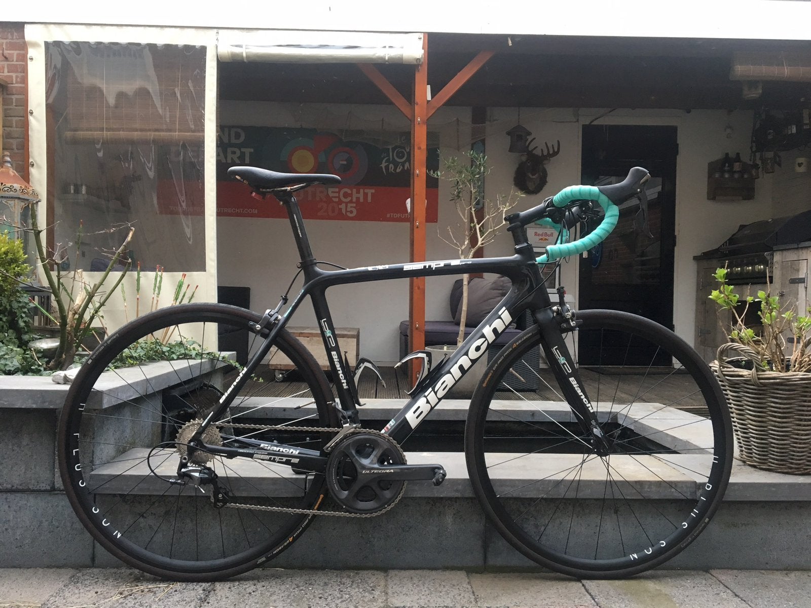 Bianchi Sempre Pro, Fietsen en Brommers, Carbon, Zo goed als nieuw, Meer dan 20 versnellingen, 53 tot 57 cm