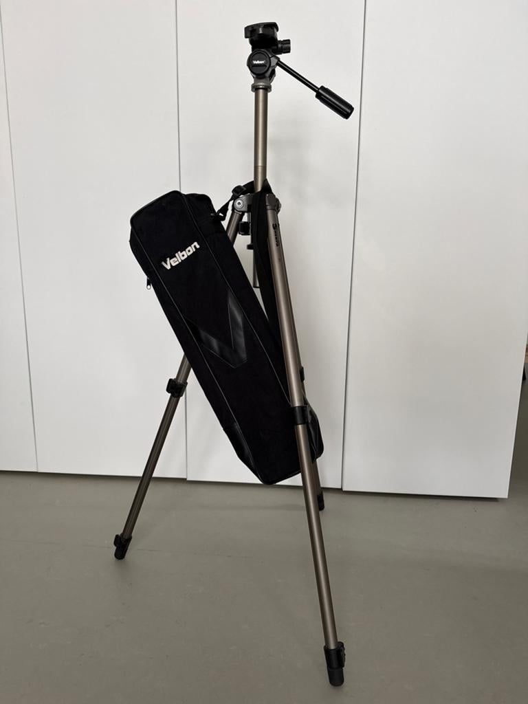 Velbon Sherpa 600R Statief met PH-157Q Balhoofd, Audio, Tv en Foto, Fotografie | Statieven en Balhoofden, Ophalen, Driepoot, Zo goed als nieuw