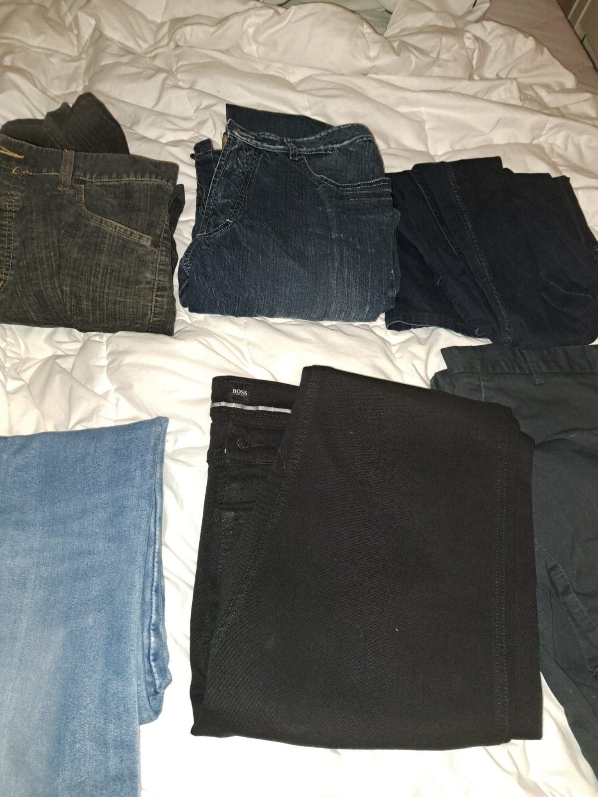 Diverse heren jeans en broeken - Verschillende maten, Kleding | Heren, BOSS, Overige kleuren, W32 (confectie 46) of kleiner, Ophalen of Verzenden