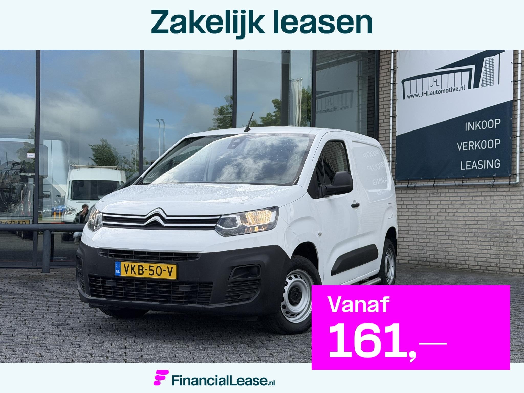 Citroen Berlingo 1.5 BlueHDI Control*A/C*TEL*SCHUIFDEUR*PDC*, Voorwielaandrijving, Stof, Gebruikt, 4 cilinders