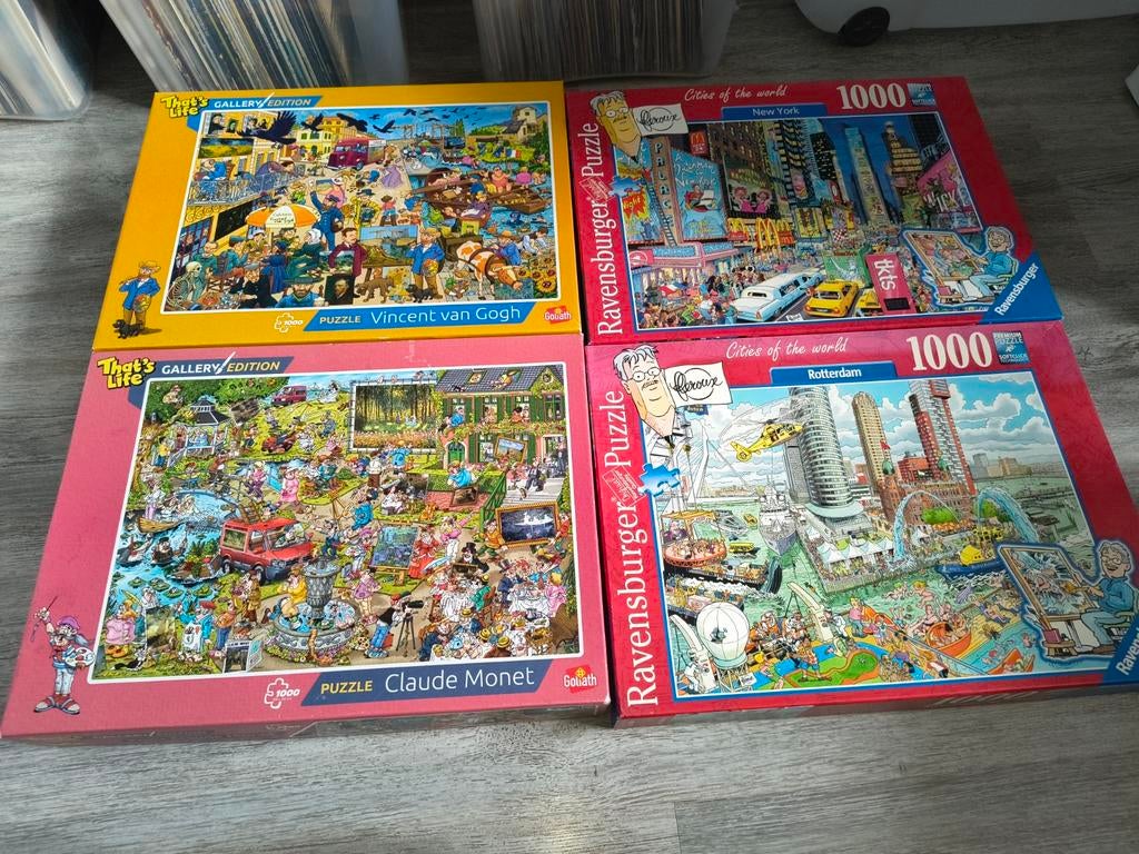 Puzzels 1000 stukjes, Ophalen of Verzenden, 500 t/m 1500 stukjes, Zo goed als nieuw