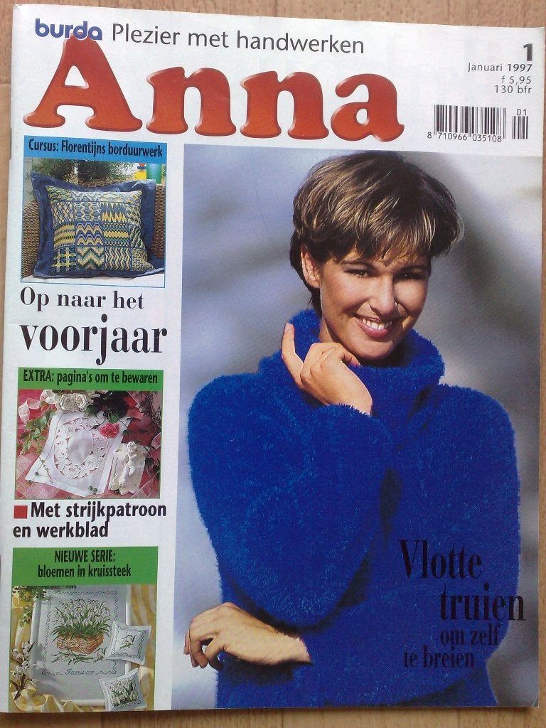 21 x Anna burda van 1997 en 1998 , €1. p/st, Hobby en Vrije tijd, Verzenden, Breien of Haken, Patroon of Boek