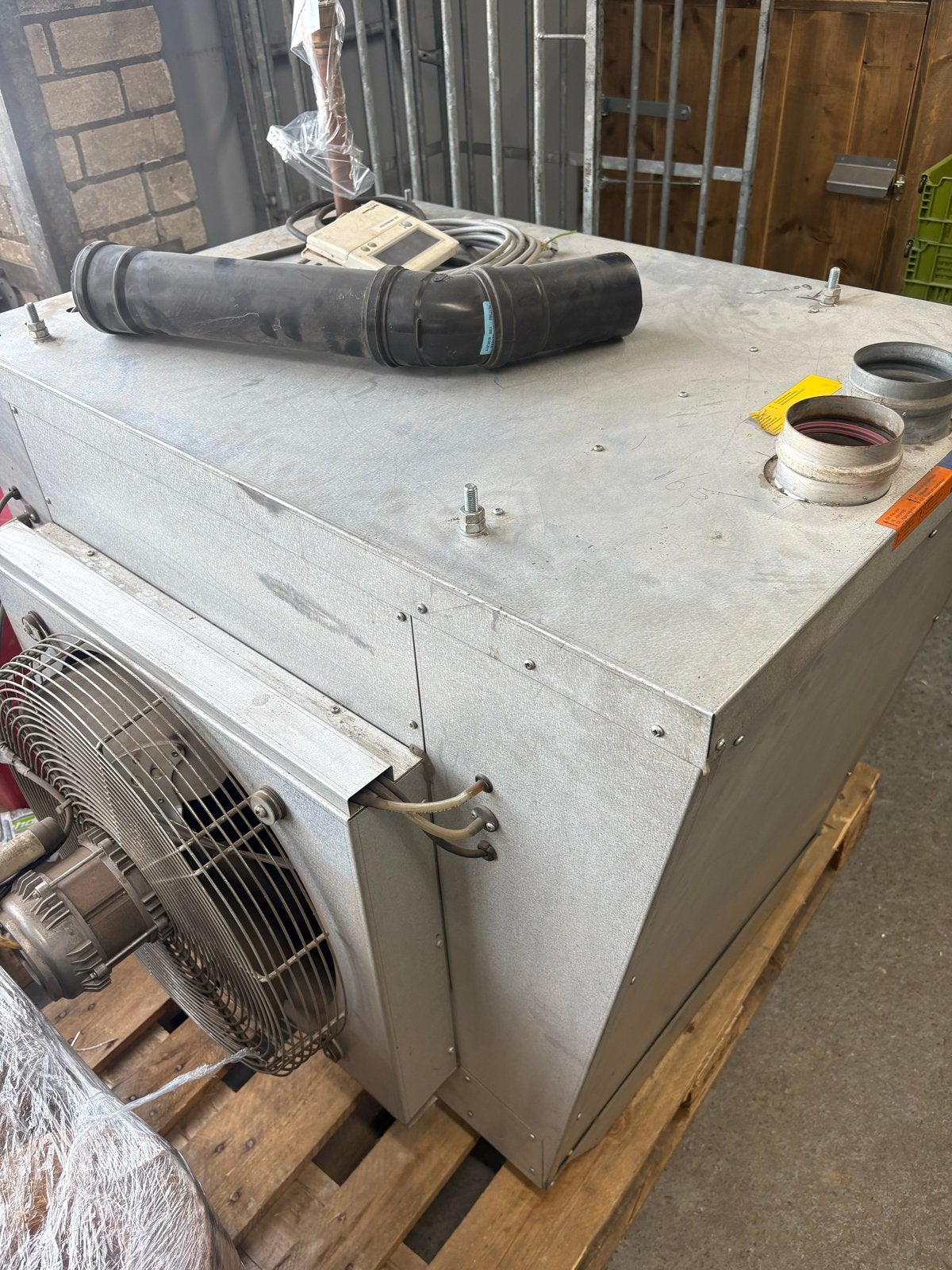 Mark 44 Kw Gasheater/kachel werkplaats incl. thermostaat, Ophalen, Gebruikt, Kachel, 60 tot 150 cm