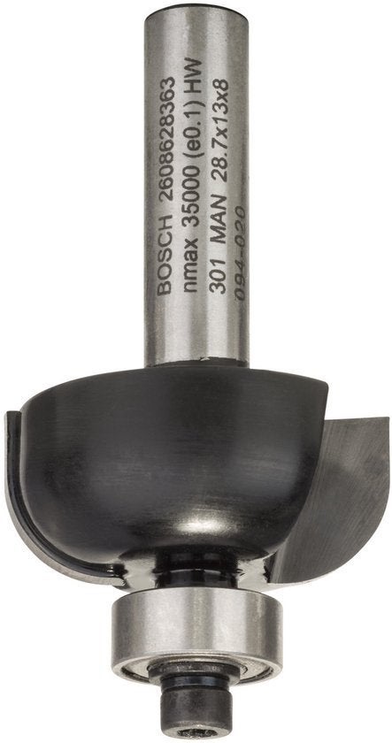 Bosch - Halfrondprofielfrezen 8 mm, R1 8 mm, D 254 mm, ., Nieuw, Ophalen of Verzenden, .