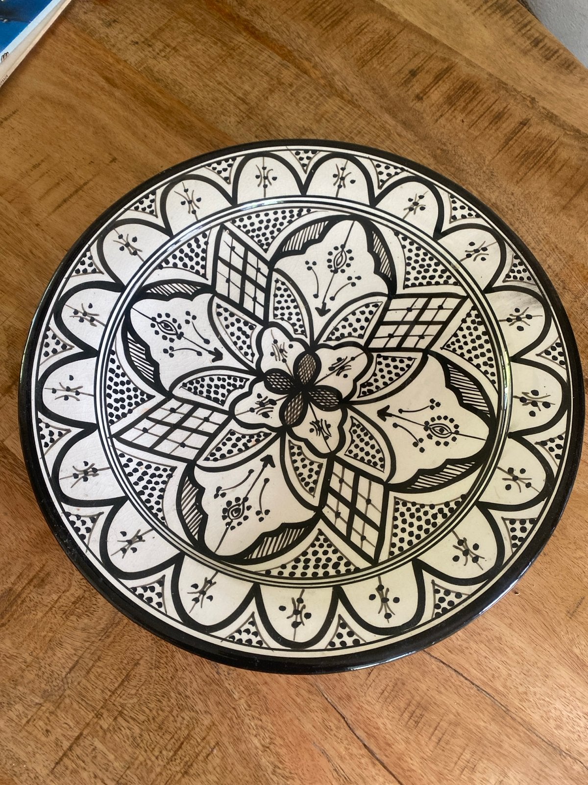 Decoratieve Marokkaanse schaal, handgemaakt, Ophalen of Verzenden