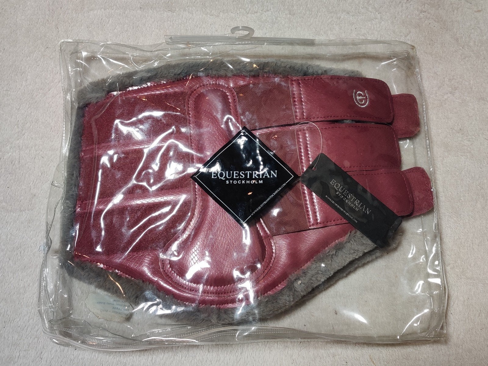 Equestrian Stockholm Winter Rose beschermers maat L/Full, Dieren en Toebehoren, Rijden, Nieuw, Ophalen of Verzenden, Peesbeschermers