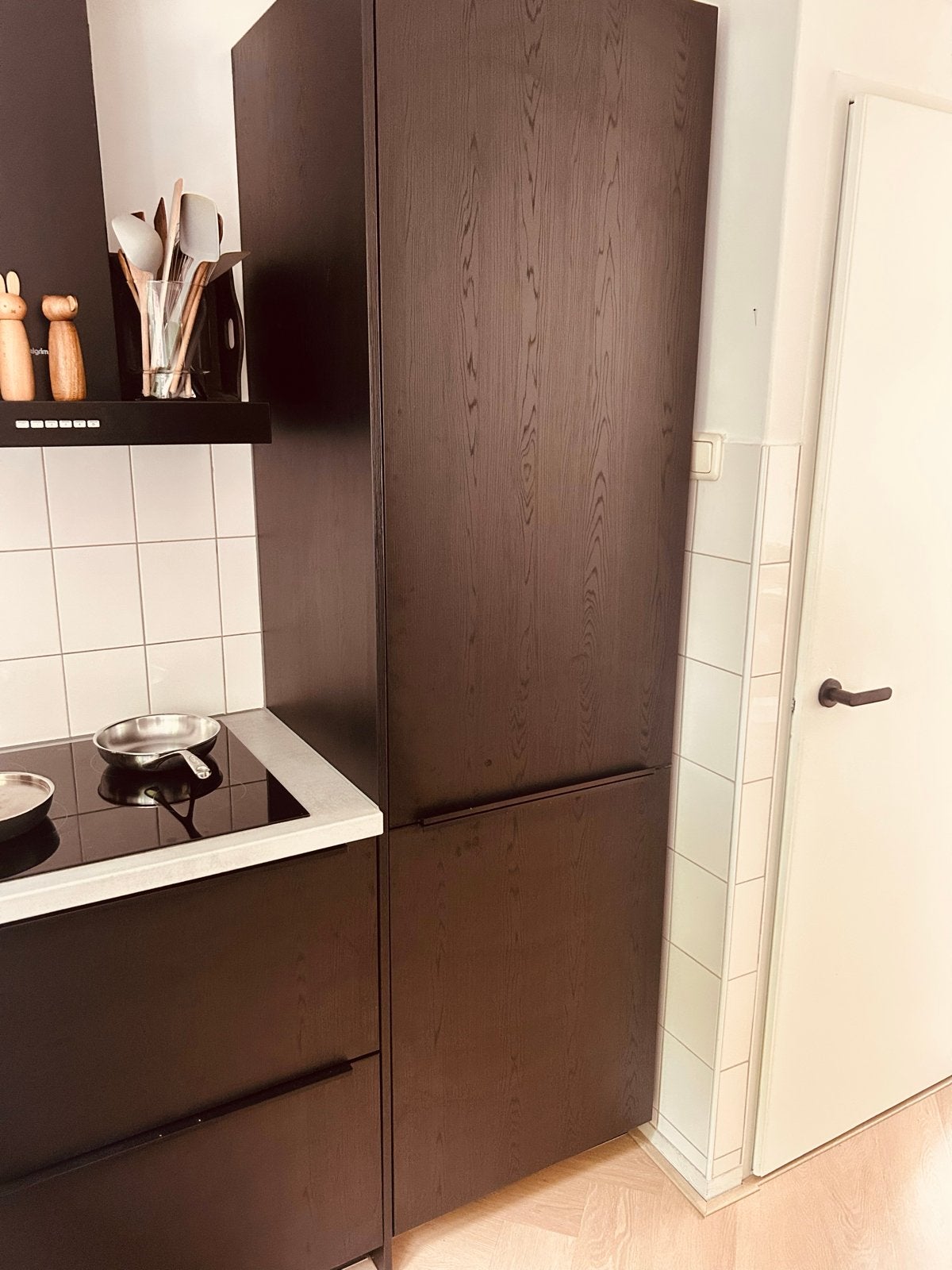 Keukenkast te koop, Huis en Inrichting, Keuken | Complete keukens, Ophalen of Verzenden, Zwart, Kunststof