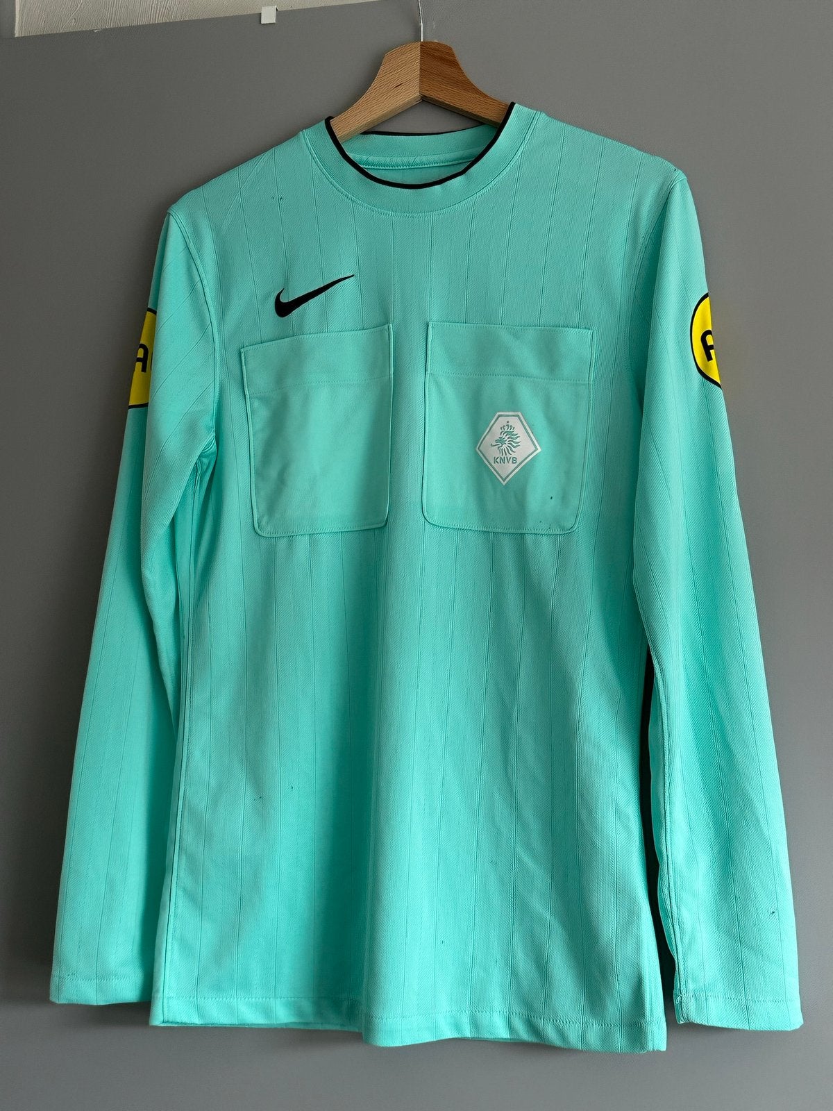 Scheidsrechter shirt lange mouwen - Maat S, Maat S, Ophalen of Verzenden, Gebruikt, Shirt