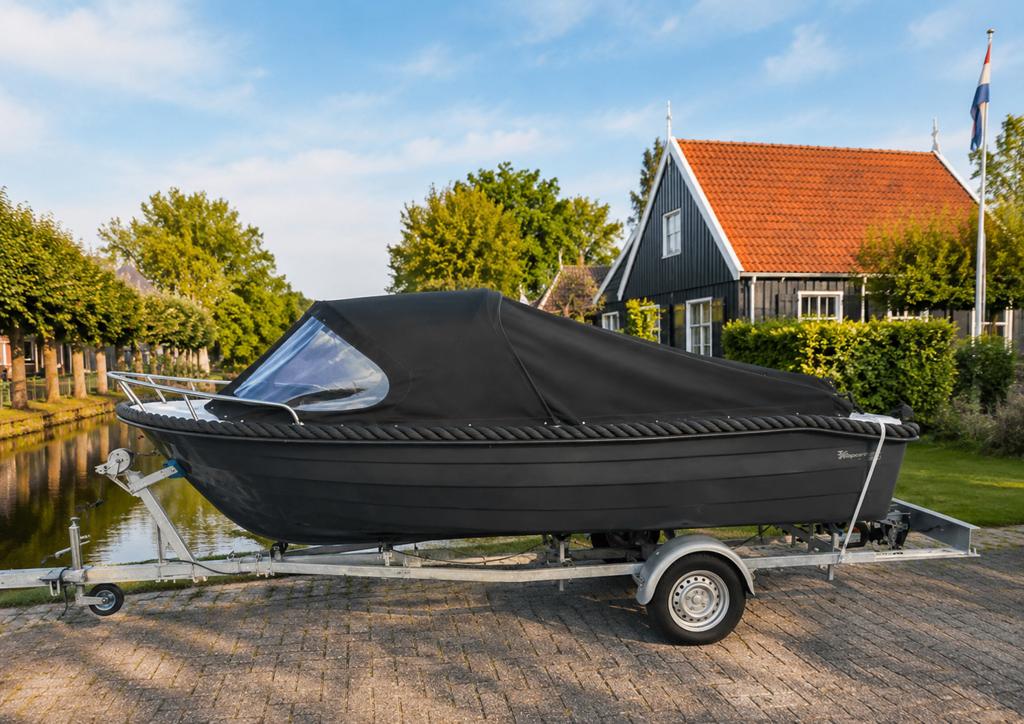 ✅ Naute 455 Sloep / 9.9pk Mercury / Trailer / Nieuwstaat, Watersport en Boten, Overige merken, Consoleboot, Zo goed als nieuw