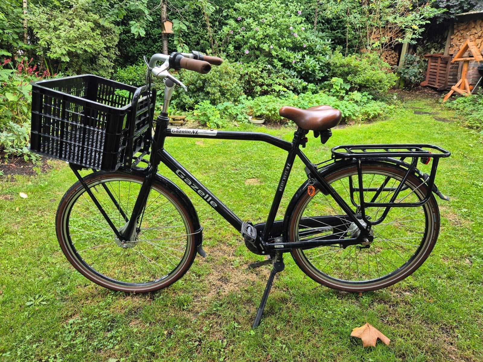 Gazelle Heavyduty herenfiets 59cm 7 versnellingen, Ophalen, Gebruikt, Versnellingen, 56 cm of meer