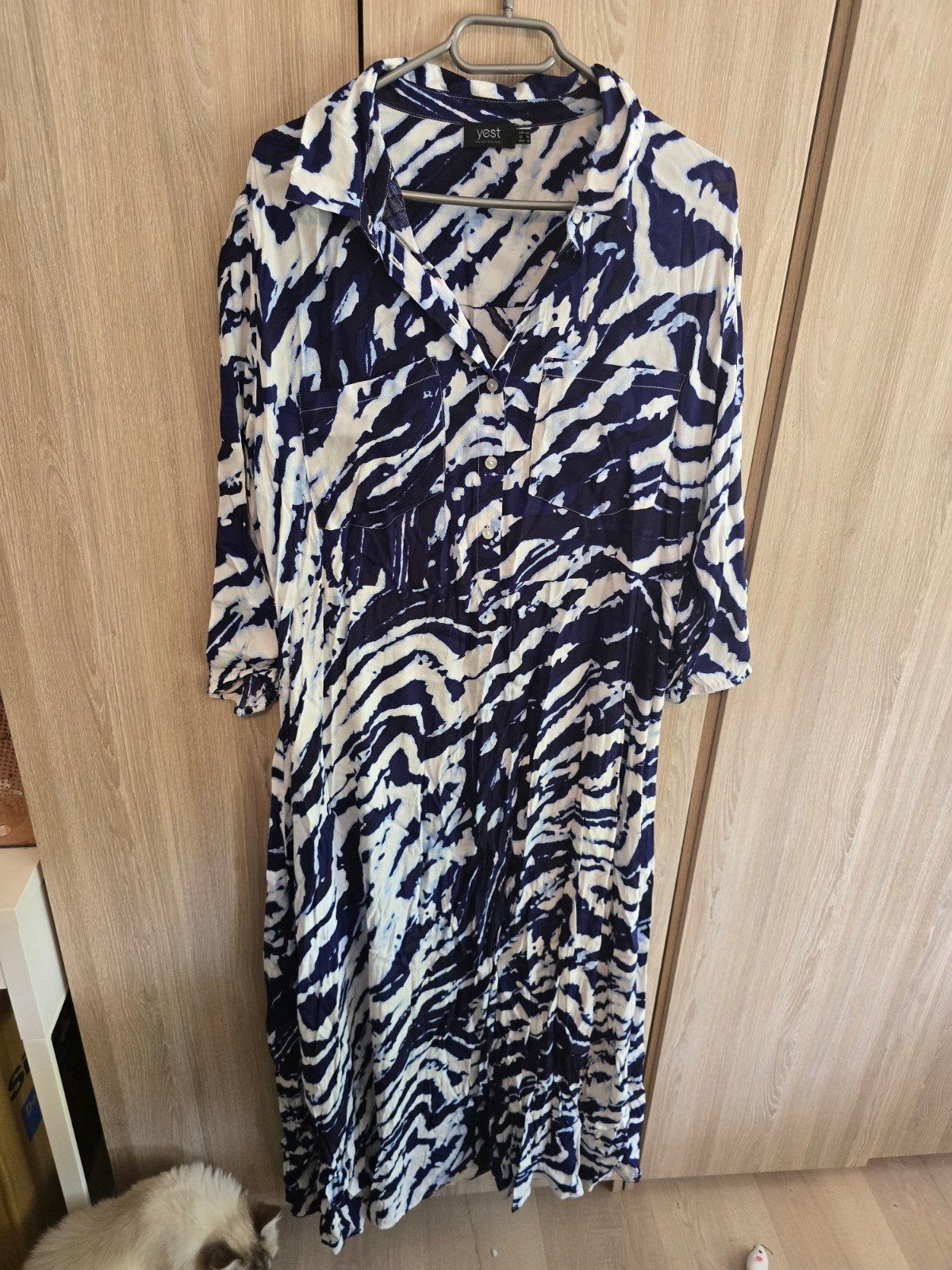Yest zomer jurk xl, Kleding | Dames, Blauw, Maat 42/44 (L), Ophalen of Verzenden, Zo goed als nieuw