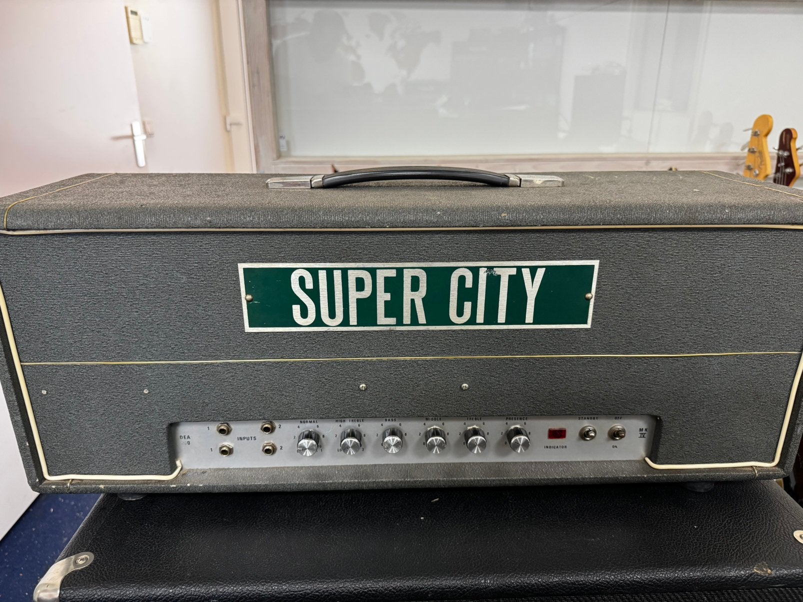 Super City DEA gitaarversterker 100W buizen, Muziek en Instrumenten, Ophalen, Gebruikt