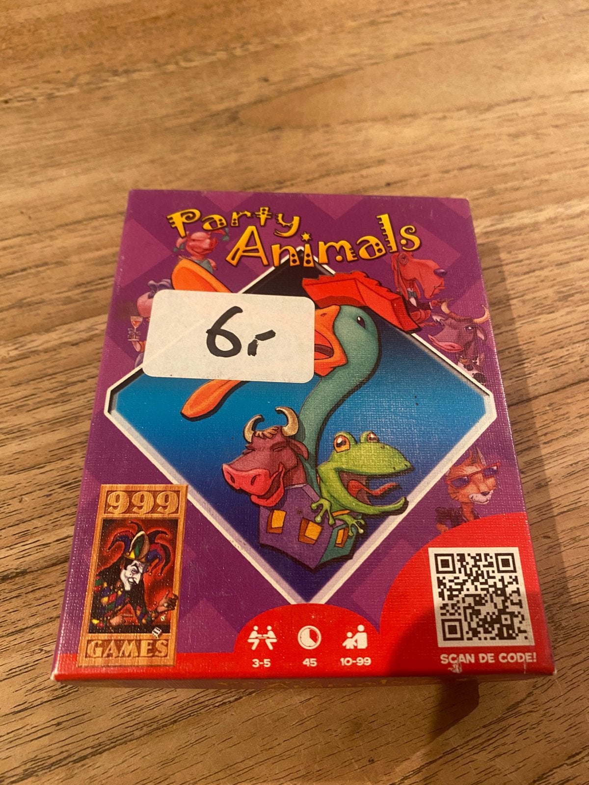 999 games Party Animals, zgan, Ophalen of Verzenden, Zo goed als nieuw
