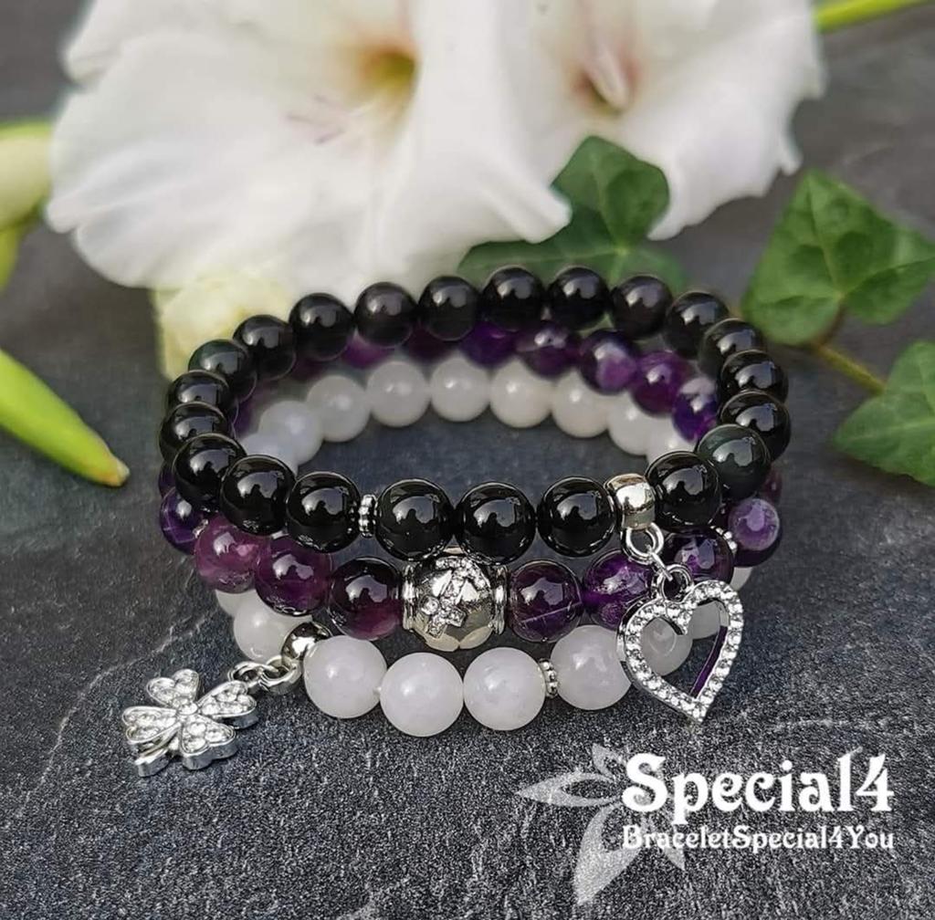 Armbanden set van stenen Sagittarius ️, 3262CT, Verzenden, Jewellery.special4@gmail.com, Nieuw