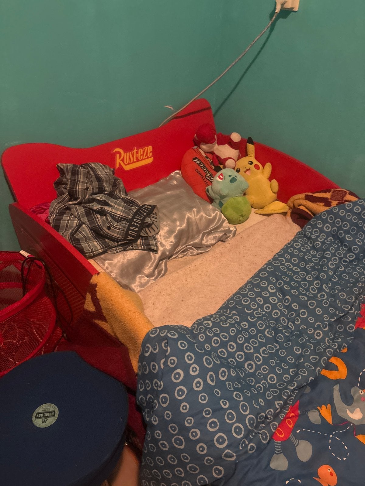 Cars/Lighting Mcqueen kinderbed, Kinderen en Baby's, Kinderkamer | Bedden, Ophalen, Gebruikt, 70 tot 85 cm, Matras