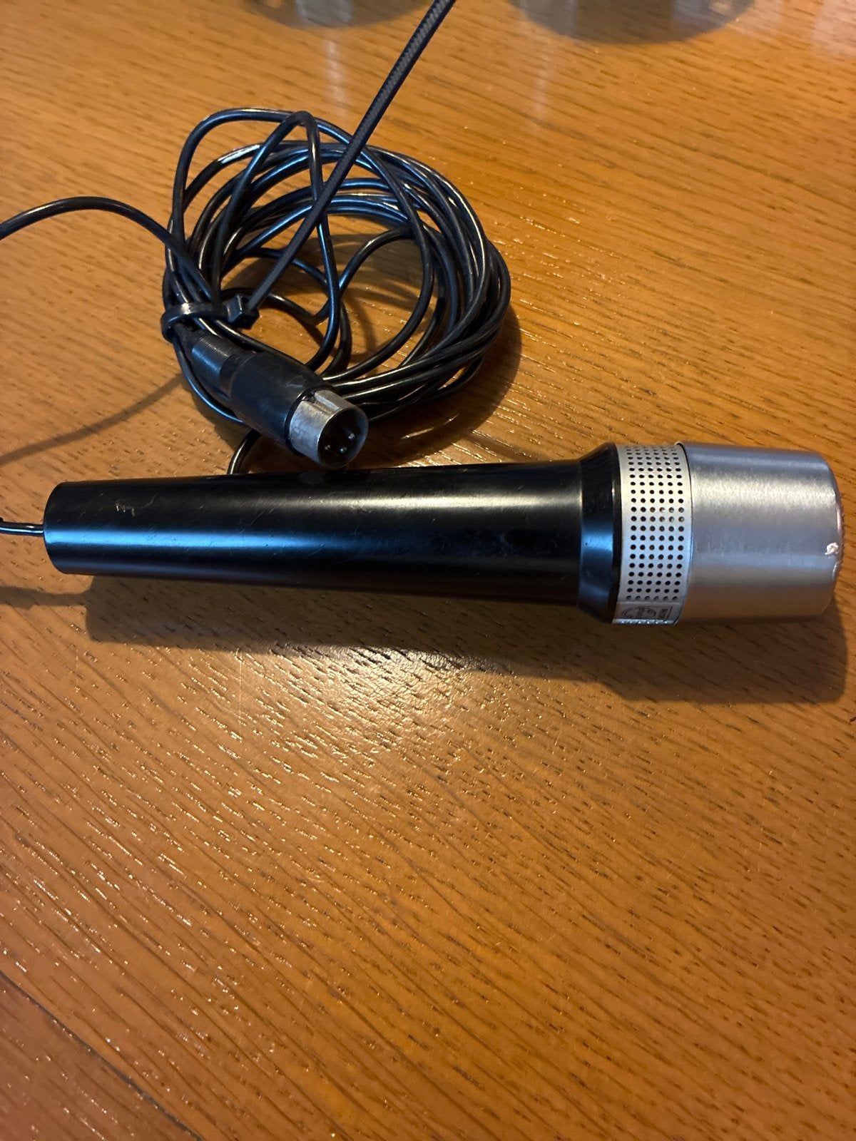 Vintage Philips microfoon met kabel, Muziek en Instrumenten, Ophalen of Verzenden, Gebruikt, Overige typen