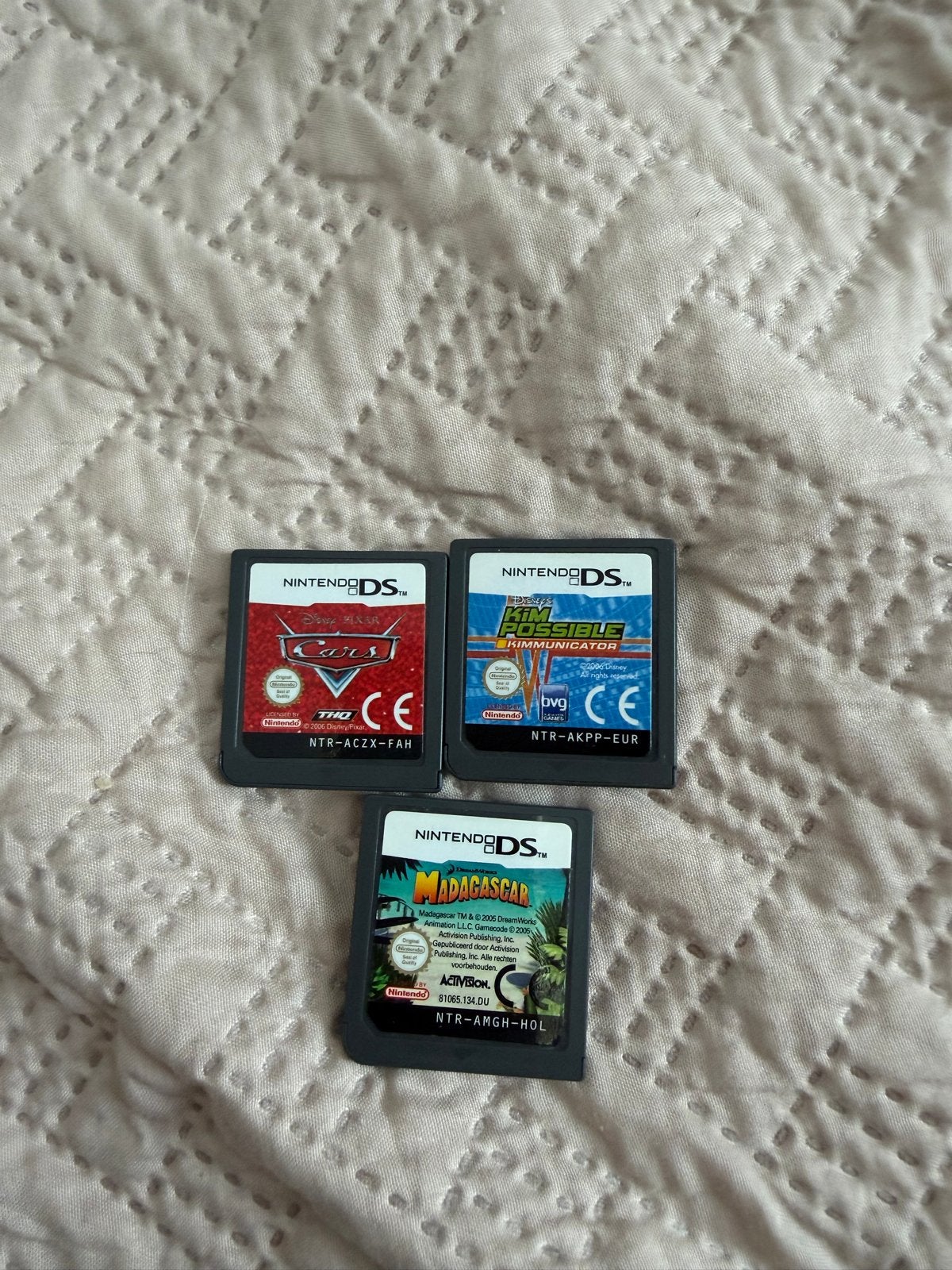Nintendo DS Spellen: Cars, Kim Possible, Madagascar, Avontuur en Actie, Gebruikt, 1 speler, Ophalen of Verzenden