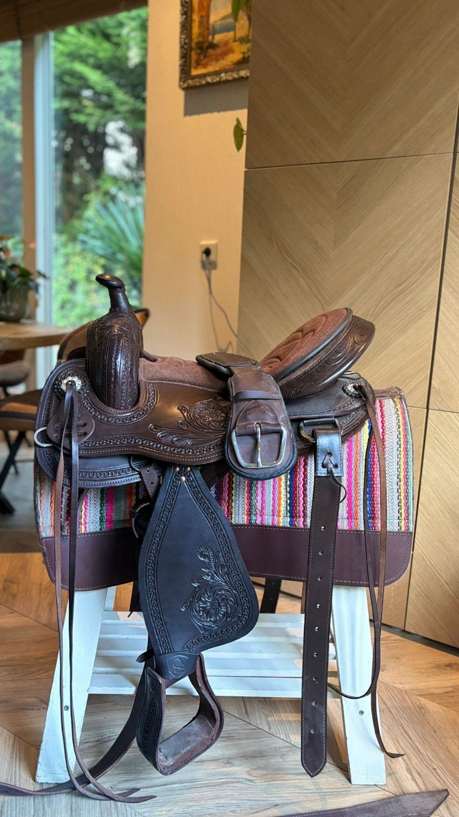 complete Edix Oakley westernzadel set bijna nieuw, Ophalen, Zo goed als nieuw, Western
