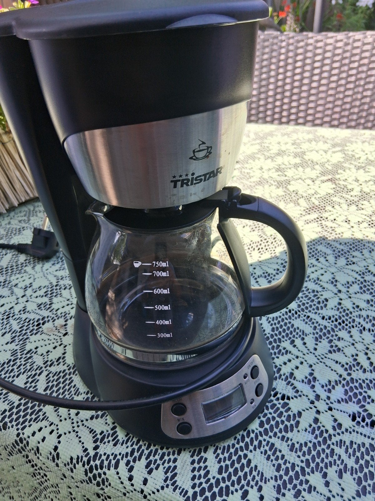 Tristar CM-1235 Koffiezetapparaat met Digitale Timer, Witgoed en Apparatuur, Ophalen, Koffiemachine, Gemalen koffie, Zo goed als nieuw