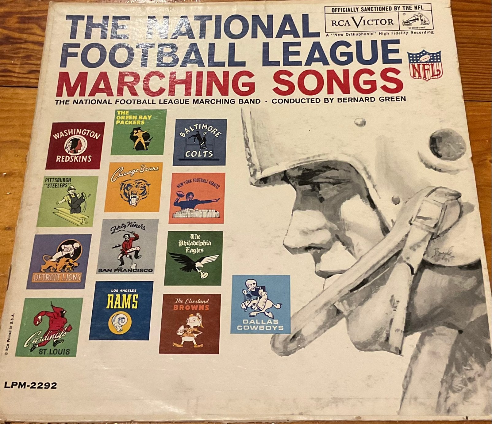 NFL Marching Songs Vinyl Record, Ophalen, Gebruikt, 12 inch
