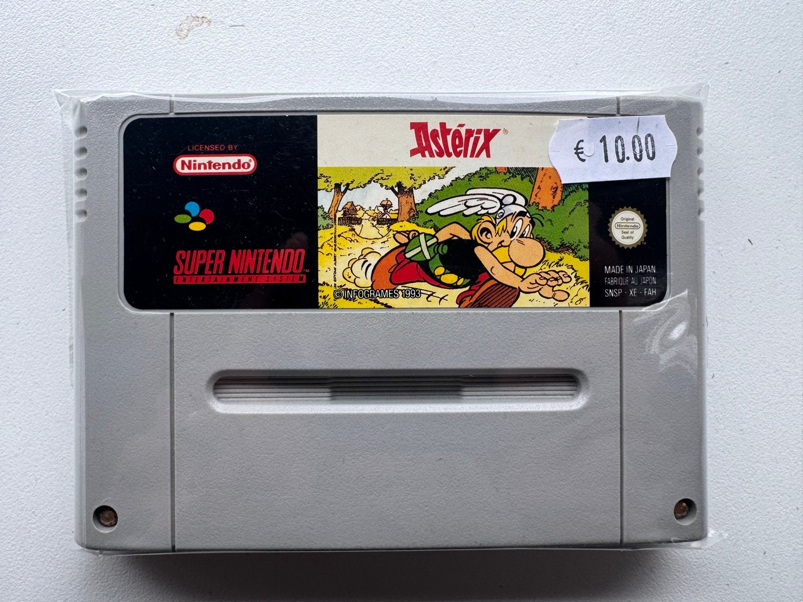 Asterix Super Nintendo SNES Game Cartridge, Gebruikt, 1 speler, Ophalen of Verzenden, Platform