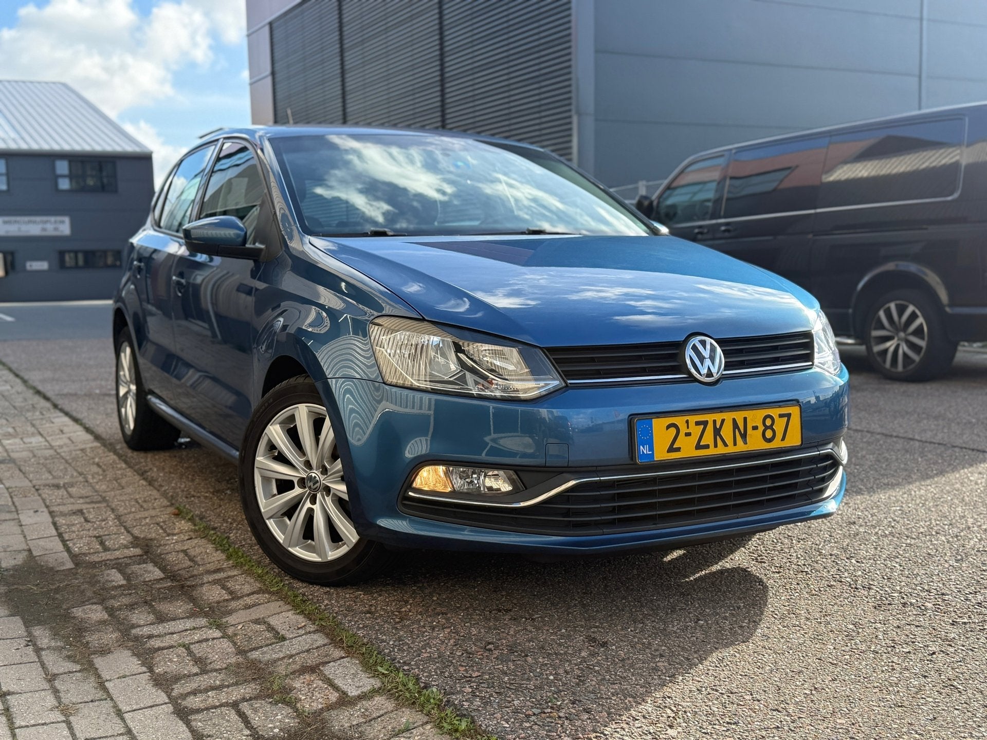Volkswagen Polo 1.2 TSI Comfortline, Met garantie (alle), Blauw, Origineel Nederlands, Bedrijf