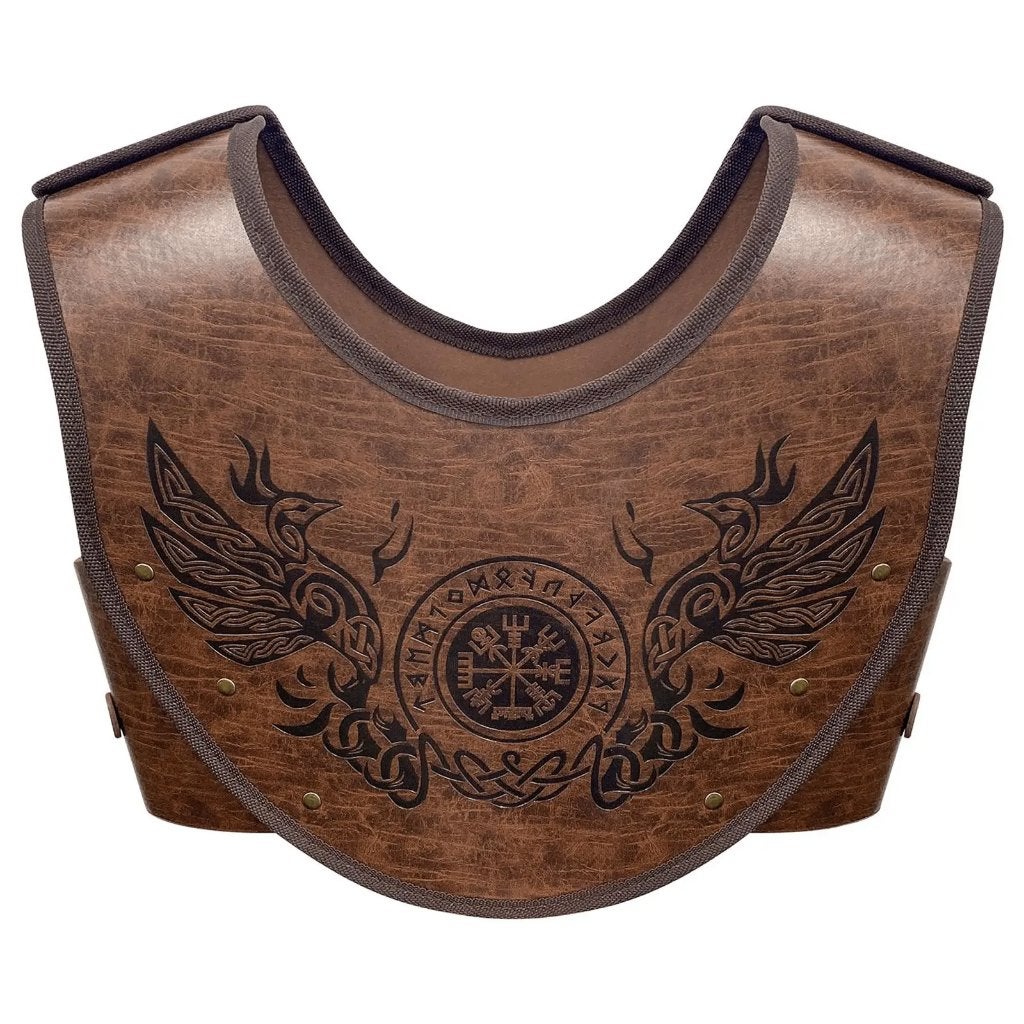 Viking harnas / borstharnas pantser borstpanter bruin bruine, Verzenden, Nieuw