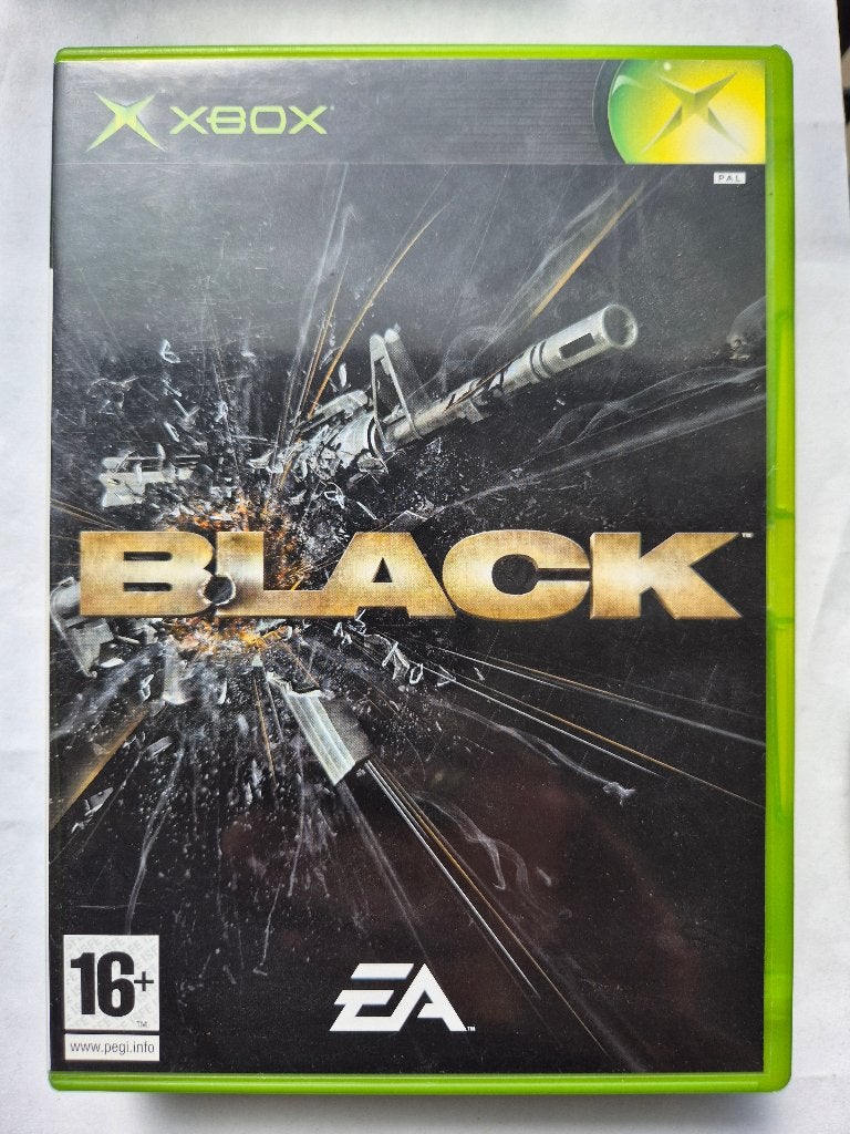 BLACK, Spelcomputers en Games, Games | Xbox Original, Gebruikt, 1 speler, Racen en Vliegen, Ophalen of Verzenden