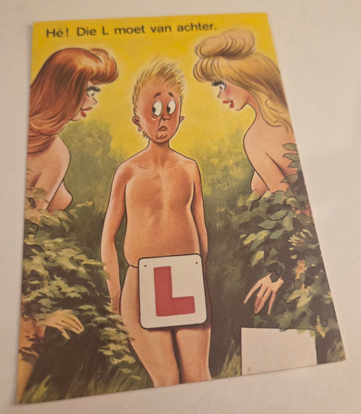 'Hé! Die L moet van achter - Sexy humor, Verzenden, 1960 tot 1980, Gelopen, Overige thema's