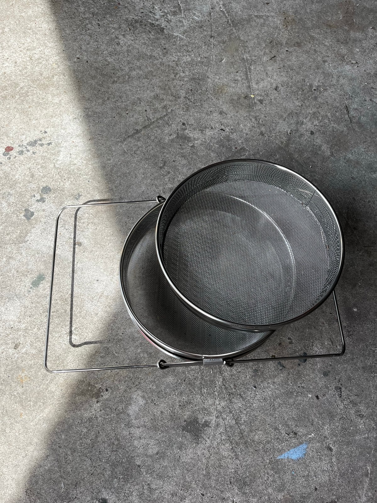 Honingzeef - Dubbele RVS Zeef voor Honing, Huis en Inrichting, Keuken | Keukenbenodigdheden, Ophalen, Overige typen, Metaal, Nieuw