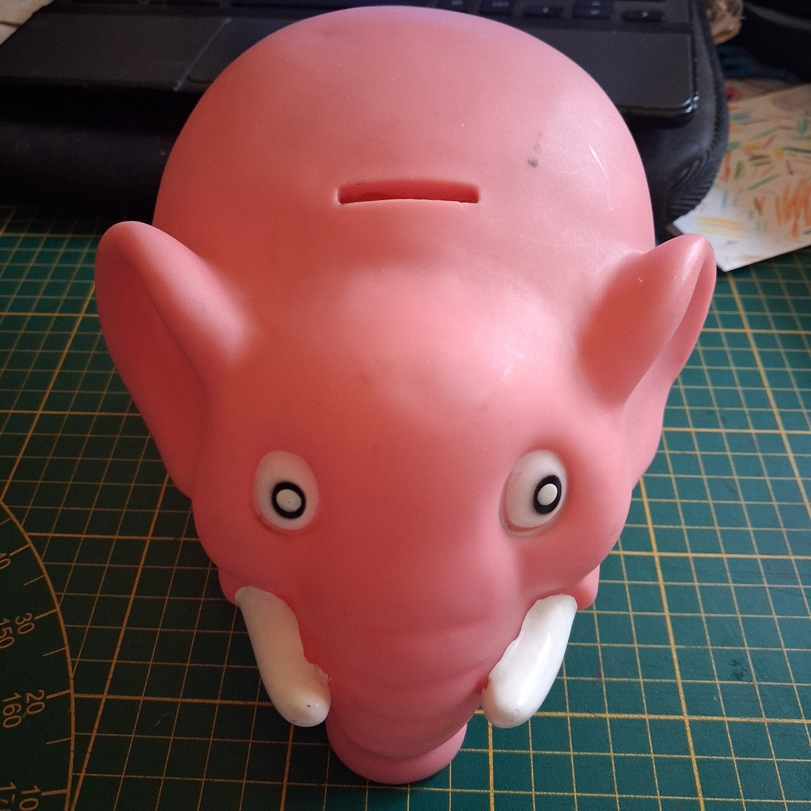 Roze olifant spaarpot, Verzamelen, Ophalen of Verzenden, Zo goed als nieuw, Kunststof, Dier