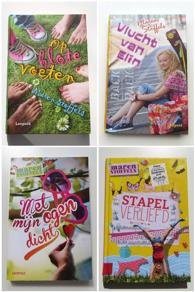 Chicklit M5409: 4x Maren Stoffels met Stapelverliefd 12+, Gelezen, Maren Stoffels, Ophalen of Verzenden, Fictie