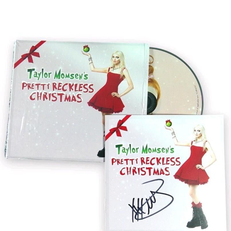 Taylor Momsen Pretty Reckless Christmas gesigneerd | signed, Ophalen, Zo goed als nieuw, Foto of Kaart, Gesigneerd