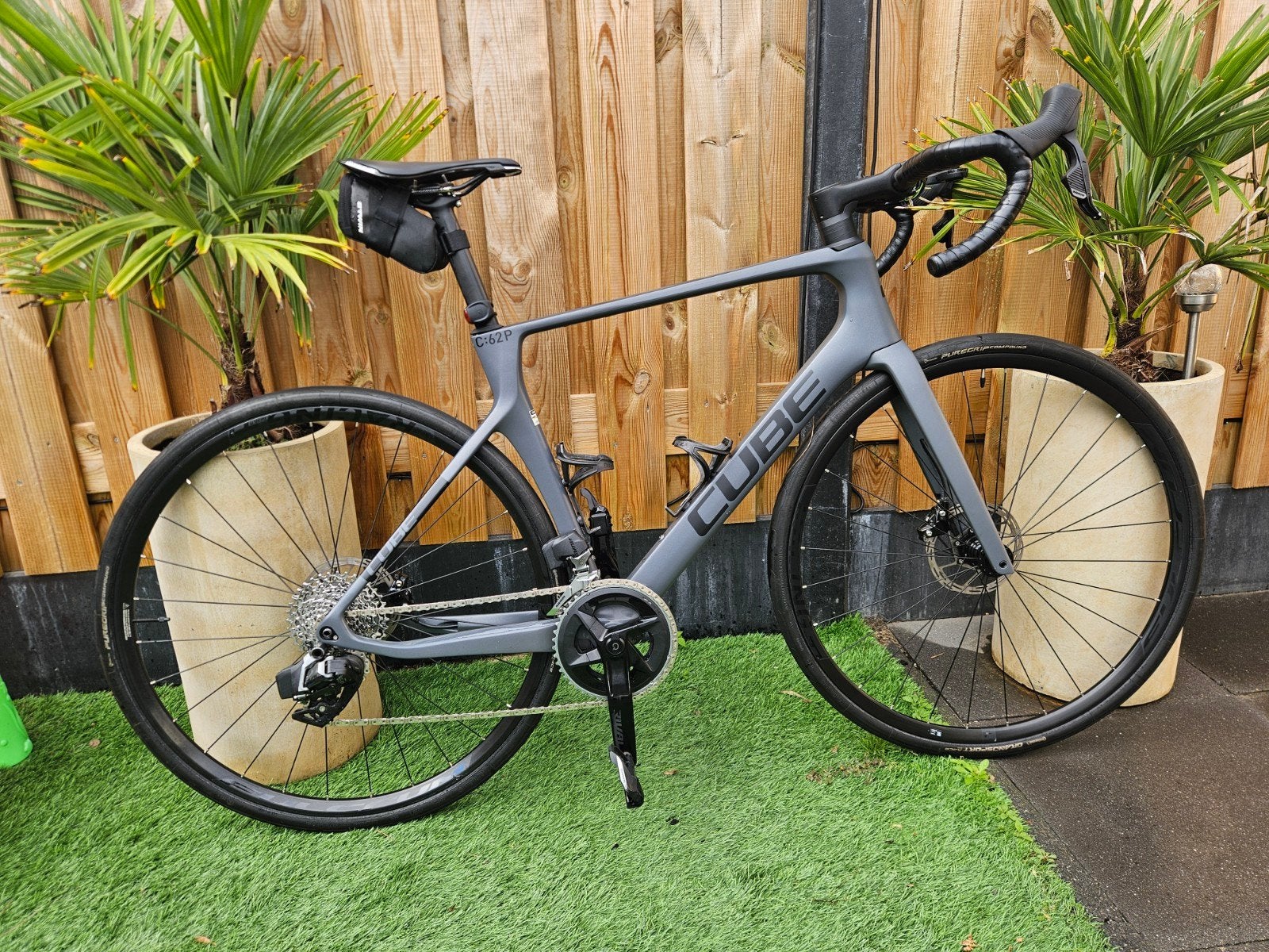 Cube Agree C62 PRO en Powermeter SRAM, Fietsen en Brommers, Ophalen, Gebruikt, Carbon, Schijfrem