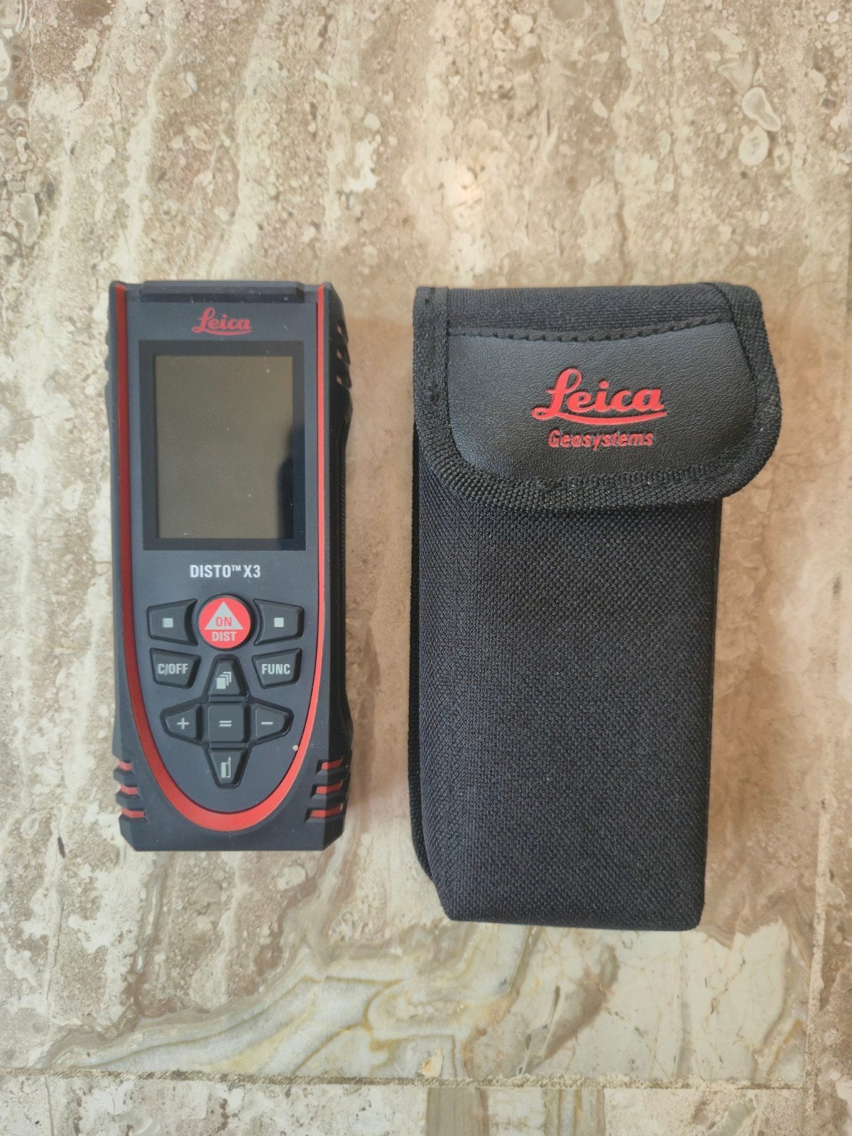Leica DISTO X3-1 Afstandsmeter met Bluetooth en hoes, Ophalen of Verzenden, Zo goed als nieuw, Afstand
