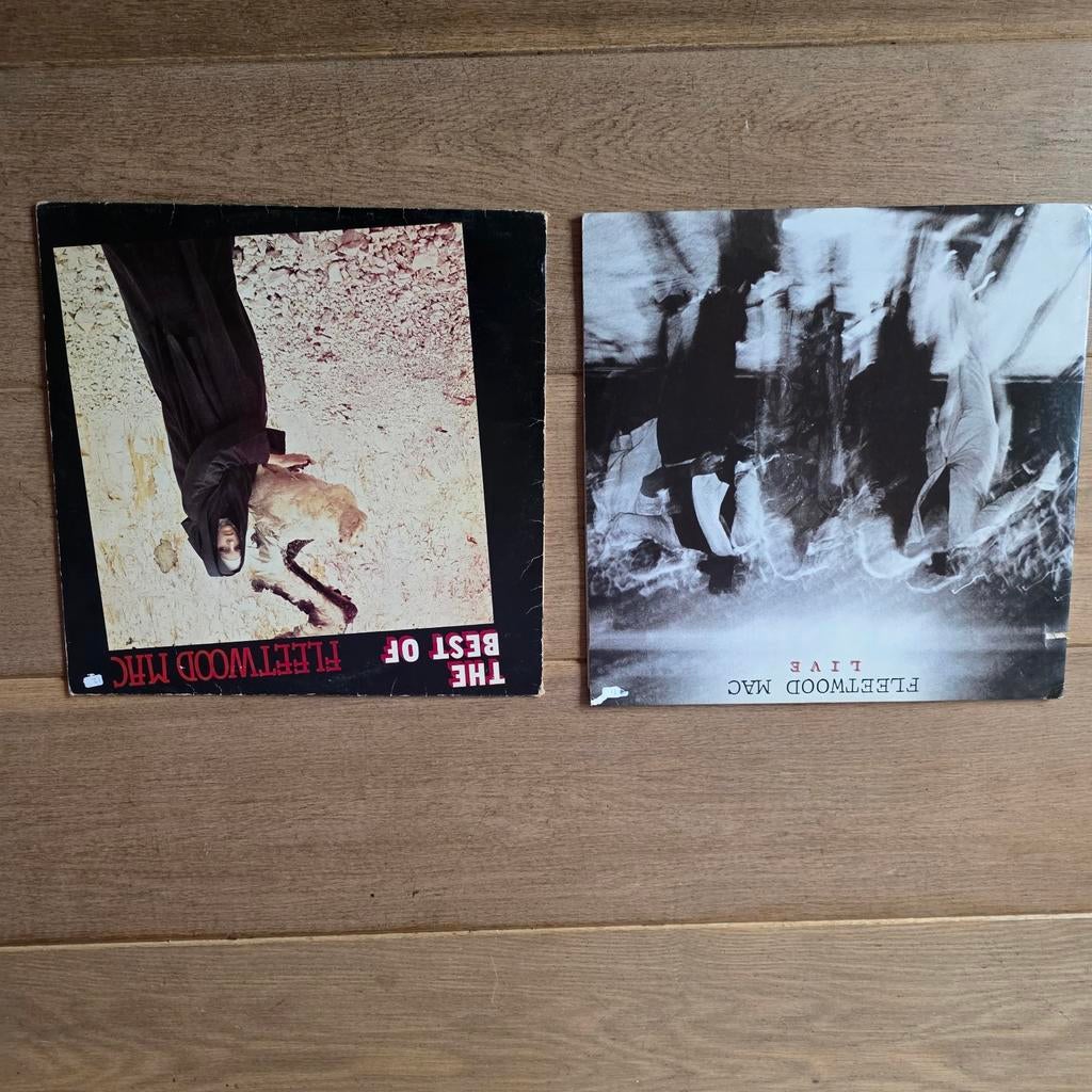 Fleetwood Mac Vinyl LP's: The Best Of & Live, Ophalen of Verzenden, Gebruikt, 12 inch
