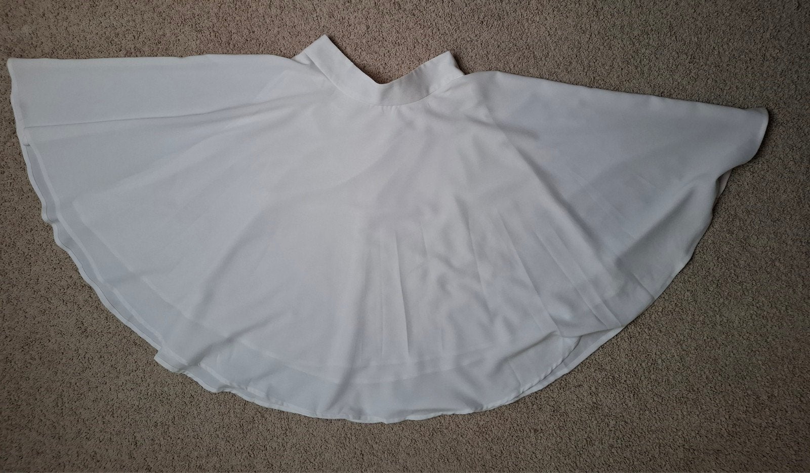 Crème cirkelrok Shein S 36 gevoerd, Kleding | Dames, Rokken, Beige, Ophalen of Verzenden, Maat 36 (S), Gedragen