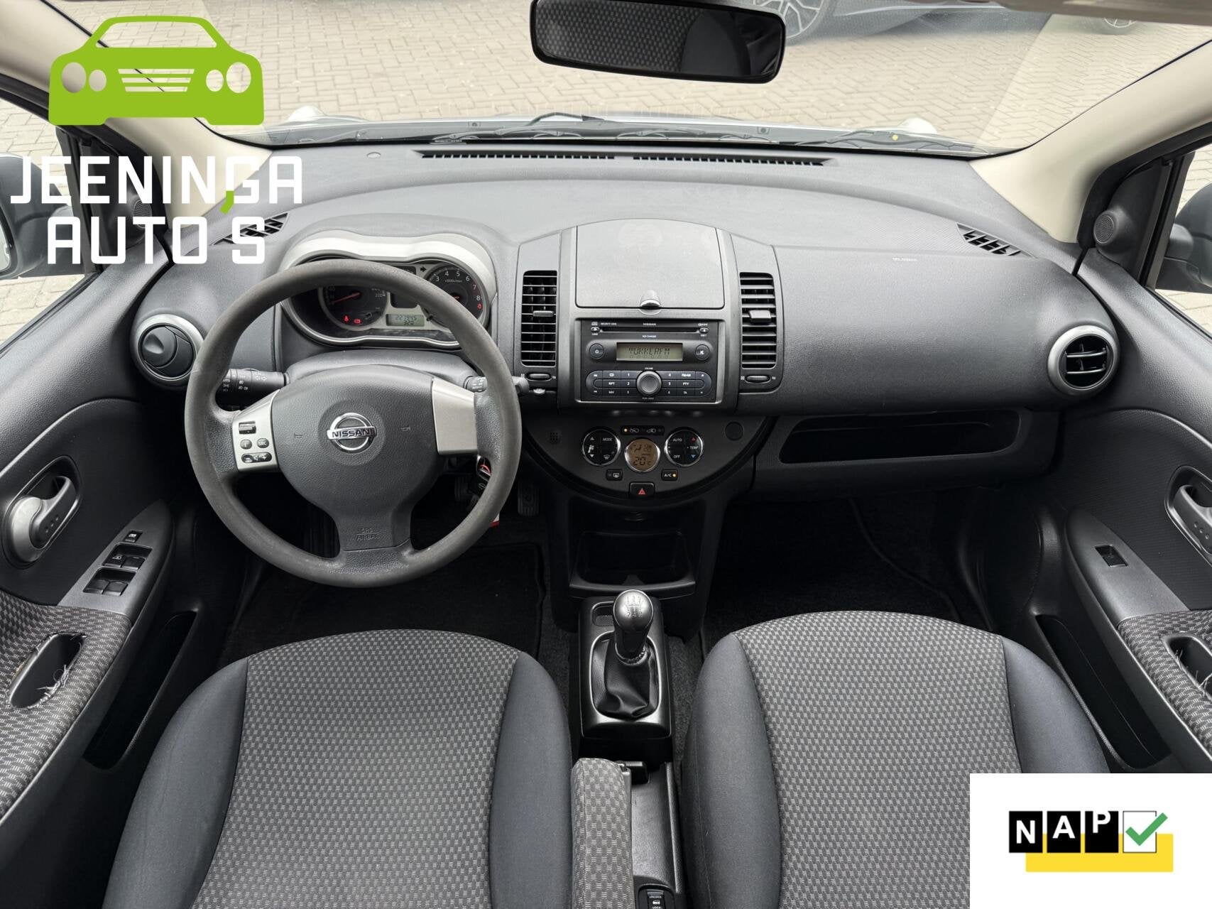 Nissan Note 1.4 First Note|Clima|Trekhaak|NAP, Auto's, Voorwielaandrijving, Stof, 4 cilinders, Origineel Nederlands