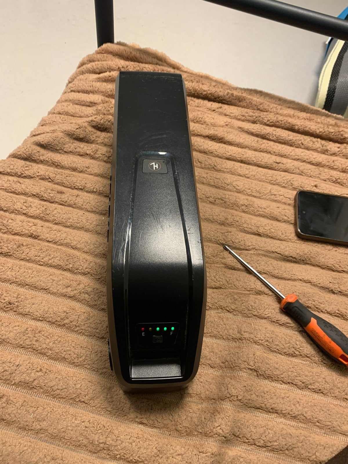 Ouxi V8 Li-ion Accu 48V 15Ah 720Wh E-bike Batterij, Zo goed als nieuw