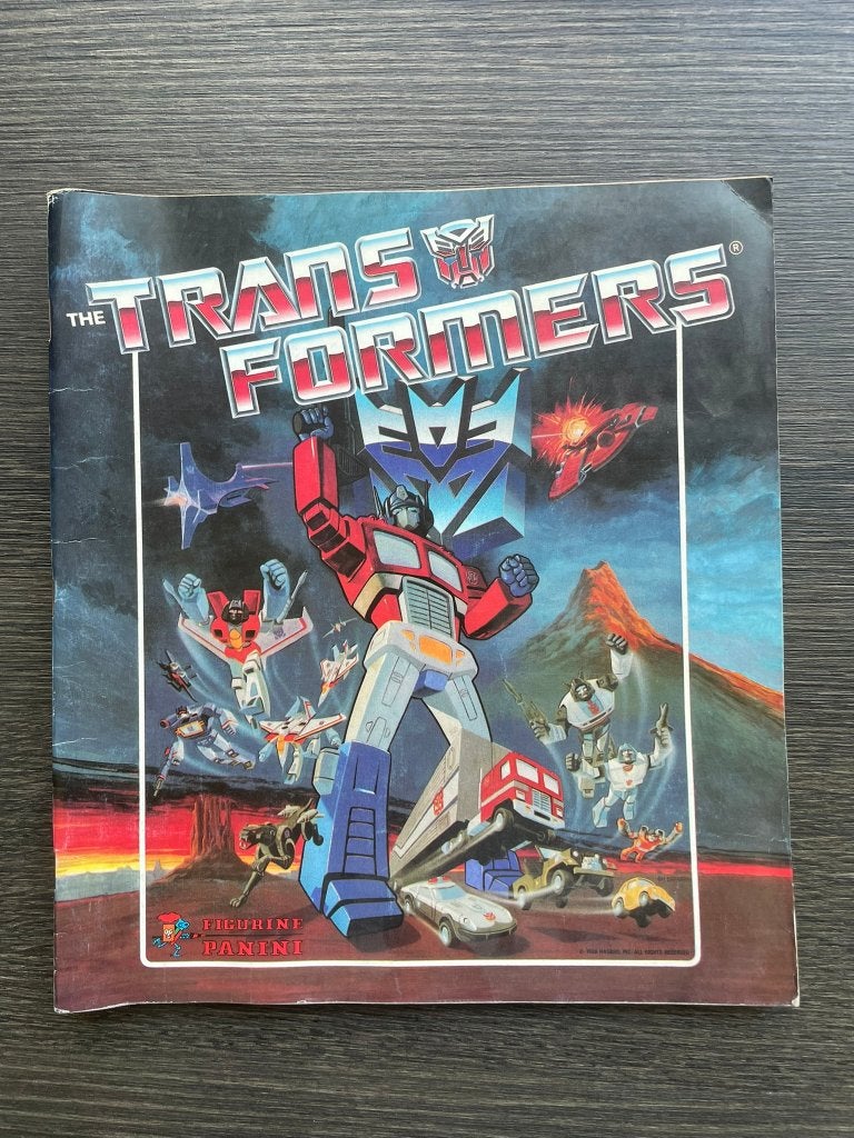 Panini Transformers – COMPLEET vintage album, Overige generaties, Ophalen of Verzenden, Gebruikt