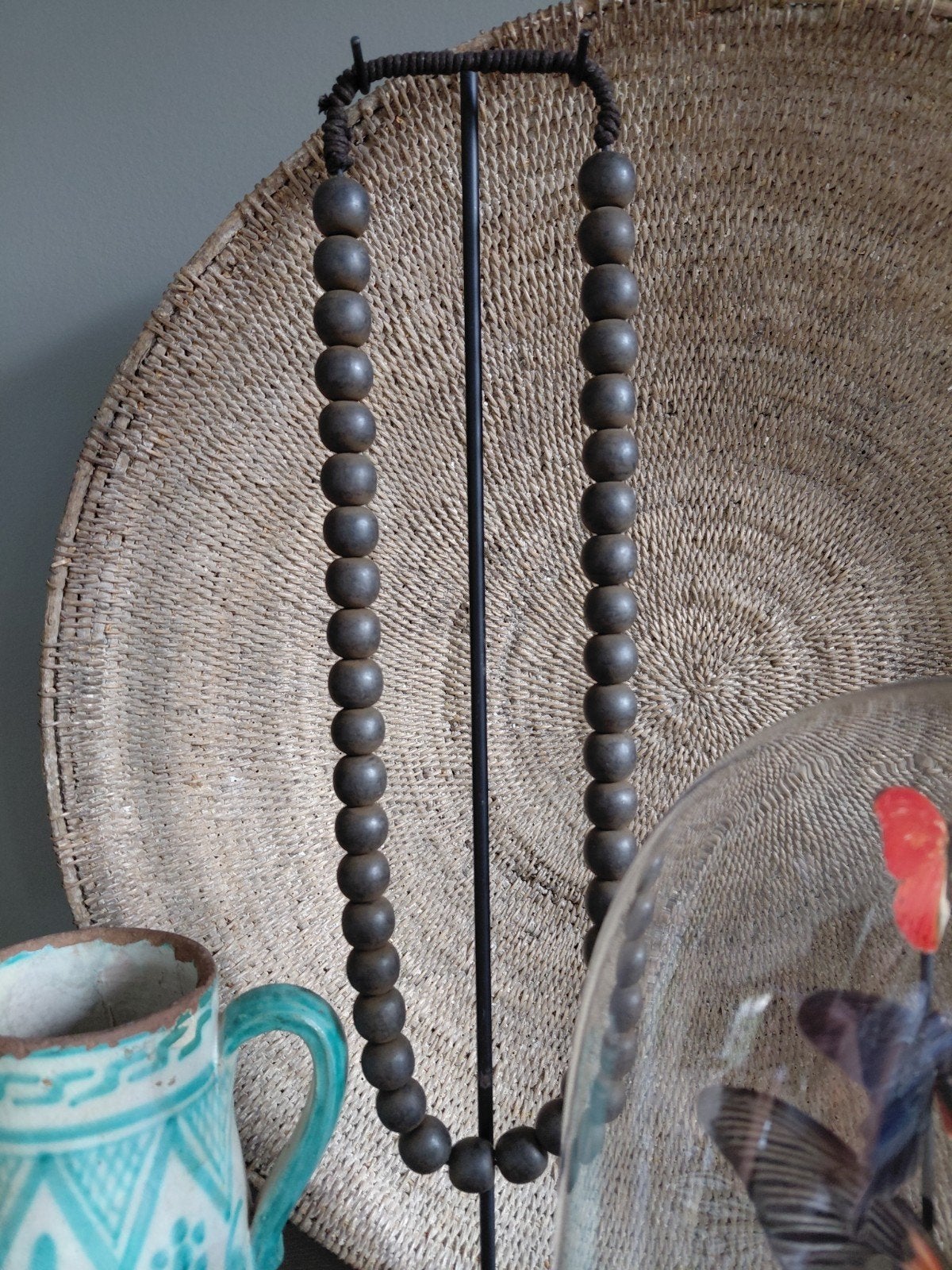 Houten kralenketting, Ophalen of Verzenden