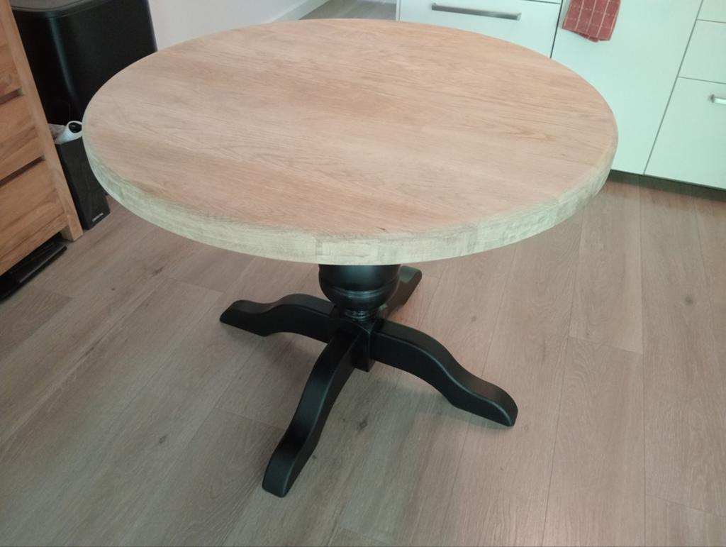 Eikenhout eettafel, Huis en Inrichting, Tafels | Eettafels, Ophalen, 100 tot 150 cm, 100 tot 150 cm, Eikenhout