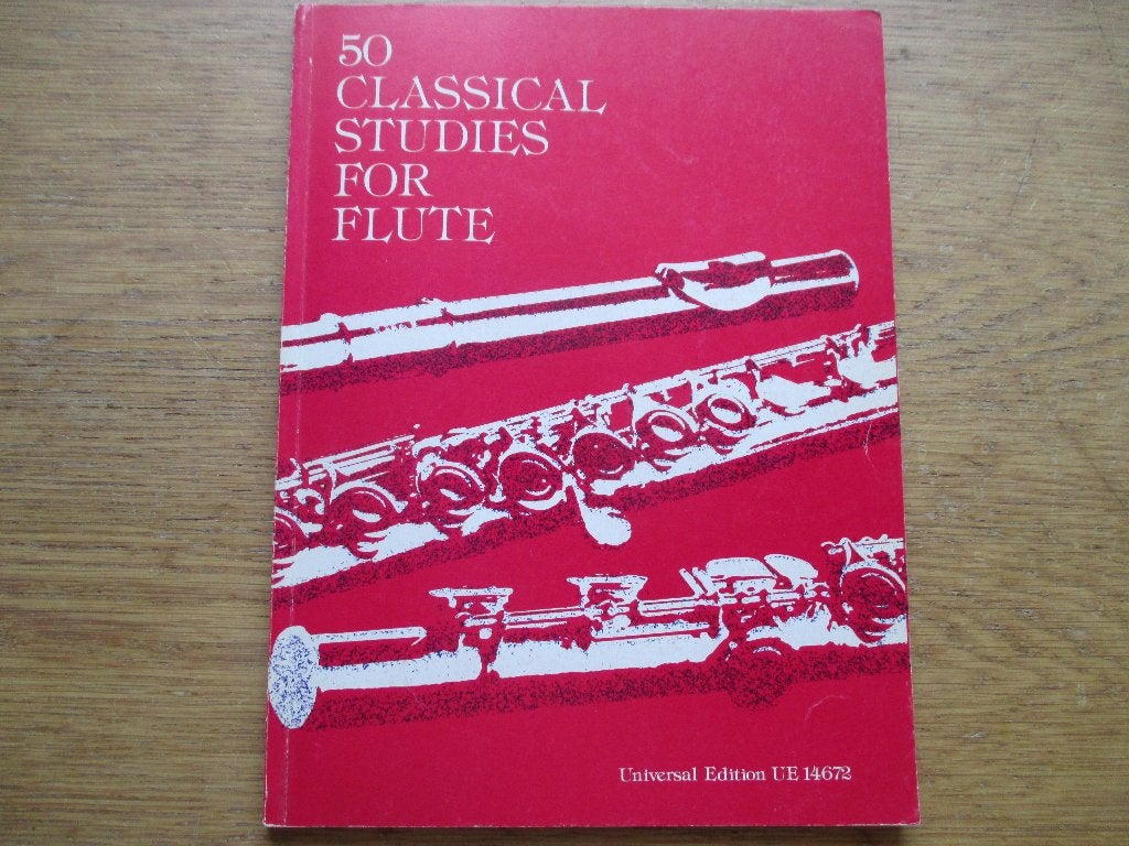 50 CLASSICAL STUDIES FOR FLUTE  2 - DWARSFLUIT STUDIES, Ophalen of Verzenden, Les of Cursus, Klassiek, Dwarsfluit of Piccolo