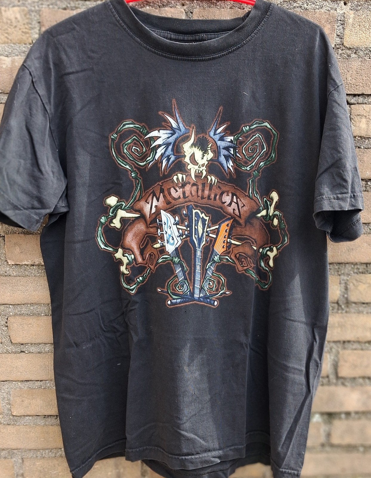 METALLICA.  T-Shirt.  Maat L.  Ca '90., Ophalen of Verzenden, Gebruikt, Kleding