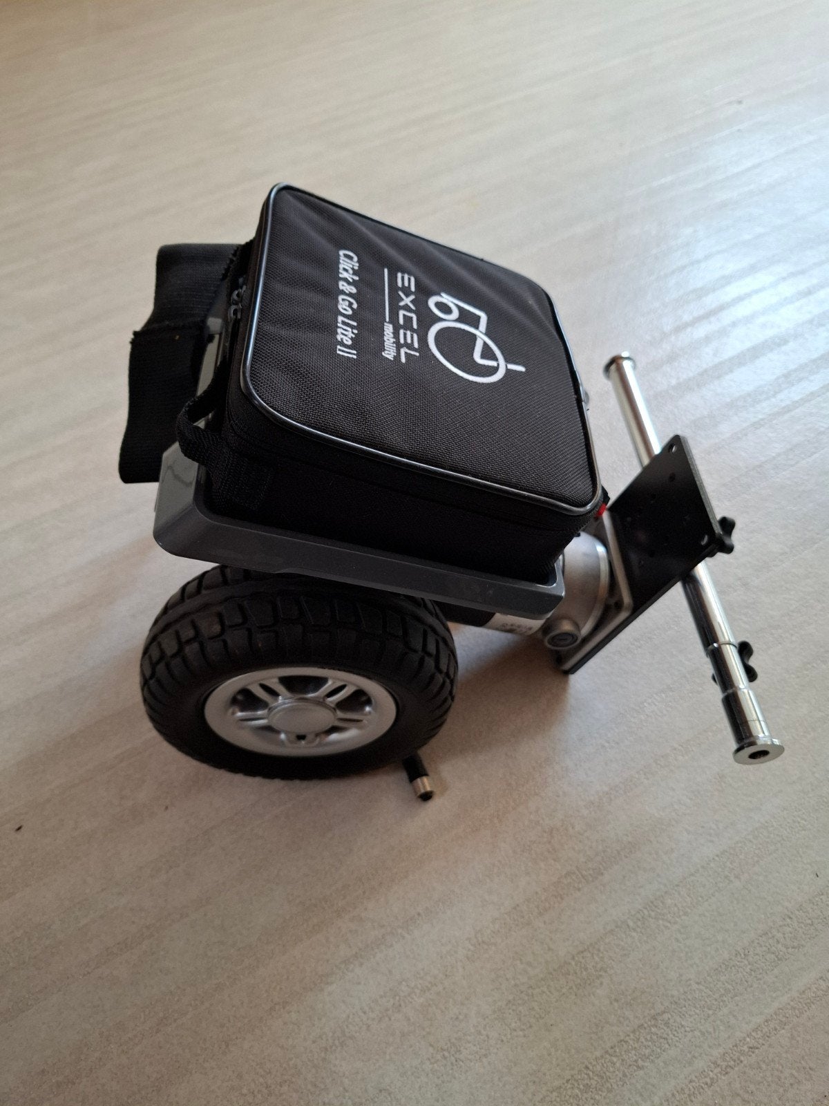 Duwhulp voor rostoel, Ophalen, Zo goed als nieuw, Elektrische rolstoel